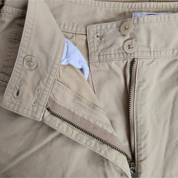 TALBOTS Petites Womens Size 12 Khaki Capris - Picture 4 of 6